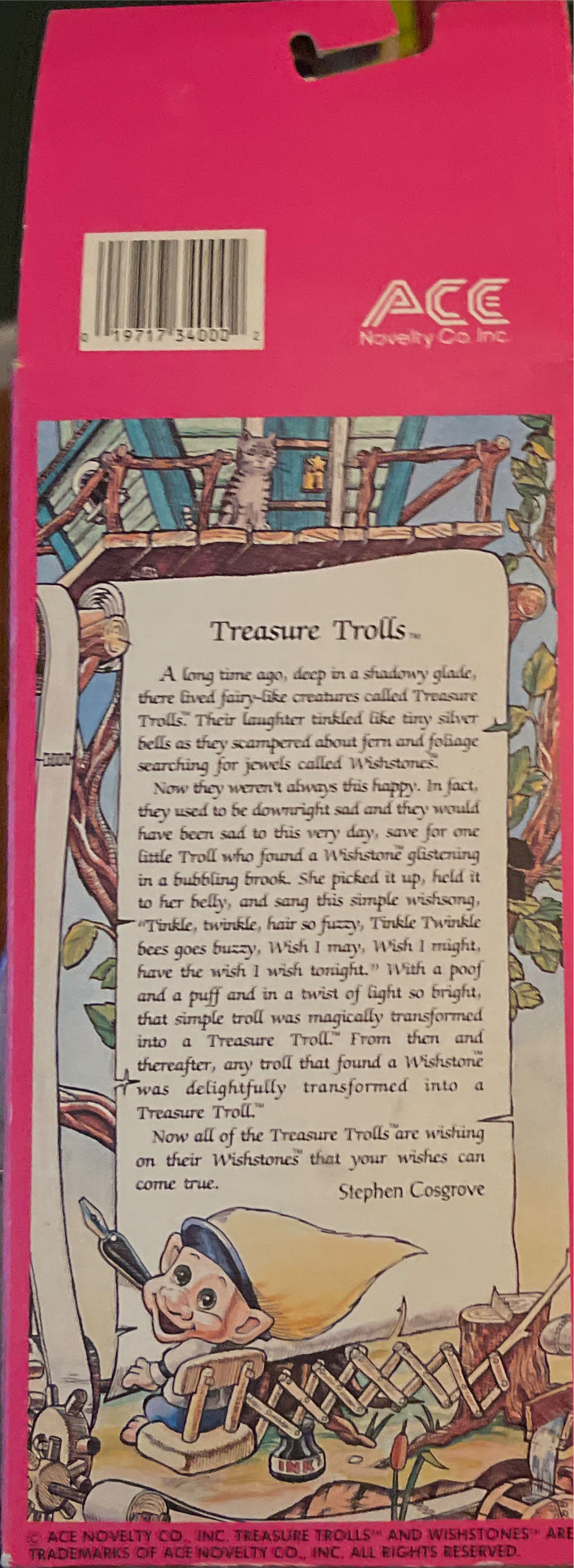 Treasure Troll - Yellow  action figure collectible [Barcode 019717340002] - Main Image 2