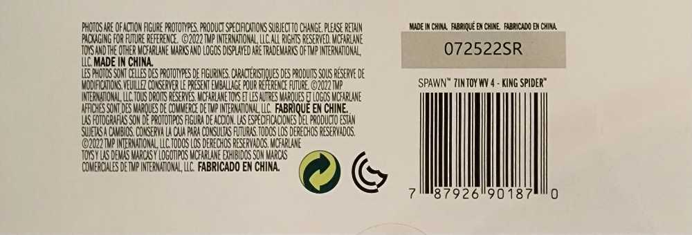 Spawn - King Spider - McFarlane Toys (Spawn) action figure collectible [Barcode 787926901870] - Main Image 4