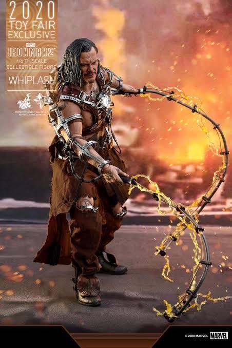 Marvel Avengers: Iron Man 2, Whiplash Figure - Hot Toys / Sideshow (Villian) action figure collectible [Barcode 4895228605030] - Main Image 2