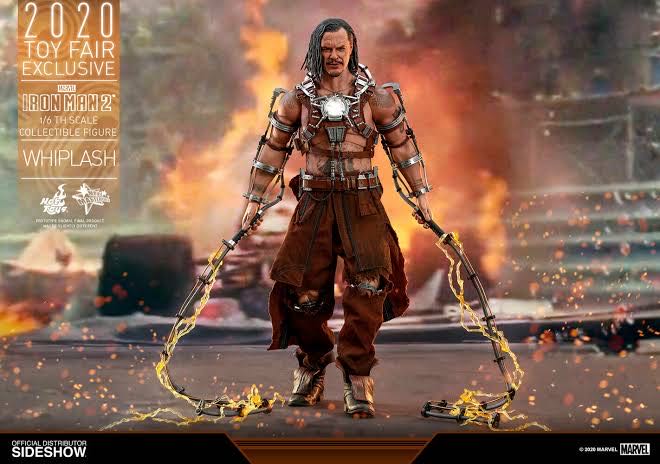 Marvel Avengers: Iron Man 2, Whiplash Figure - Hot Toys / Sideshow (Villian) action figure collectible [Barcode 4895228605030] - Main Image 3