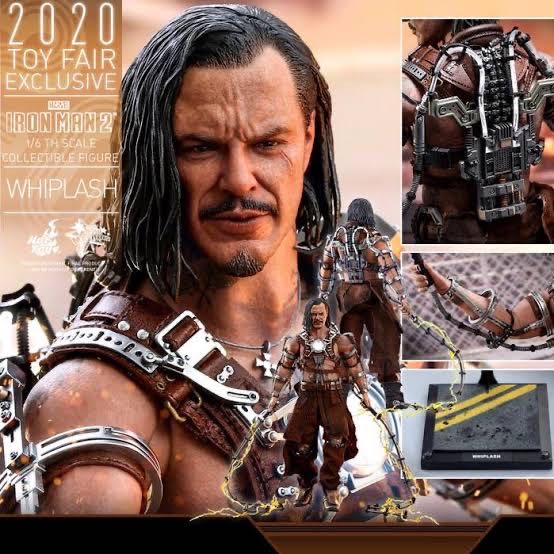 Marvel Avengers: Iron Man 2, Whiplash Figure - Hot Toys / Sideshow (Villian) action figure collectible [Barcode 4895228605030] - Main Image 4