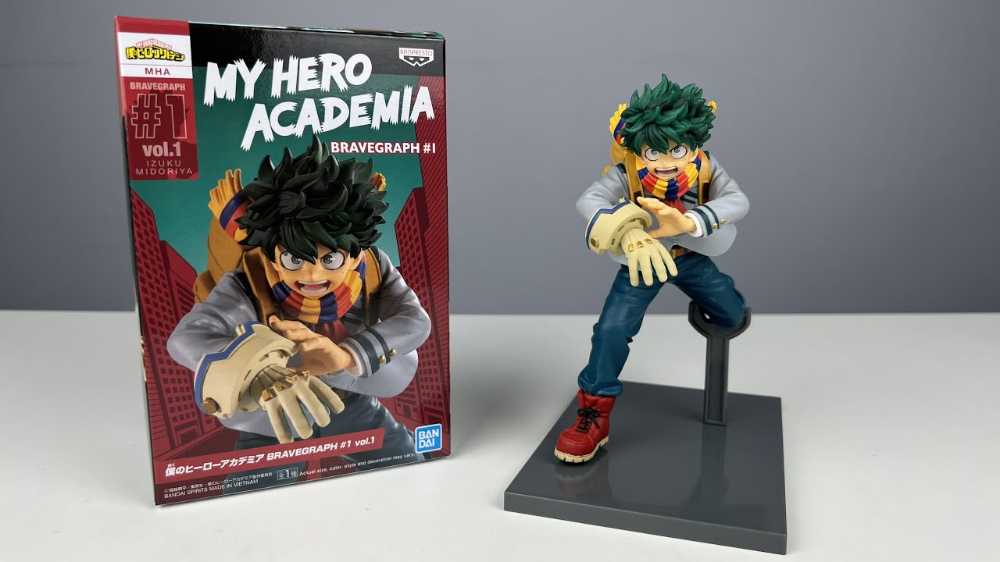 Bravegraph #1, Vol.1: Izuku Midoriya - Banpresto (My Hero Academia) action figure collectible [Barcode 4983164183696] - Main Image 3