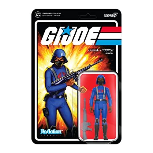 Cobra Trooper (Infantry) - Super7 (G.I. Joe ReAction) action figure collectible [Barcode 840049820845] - Main Image 1