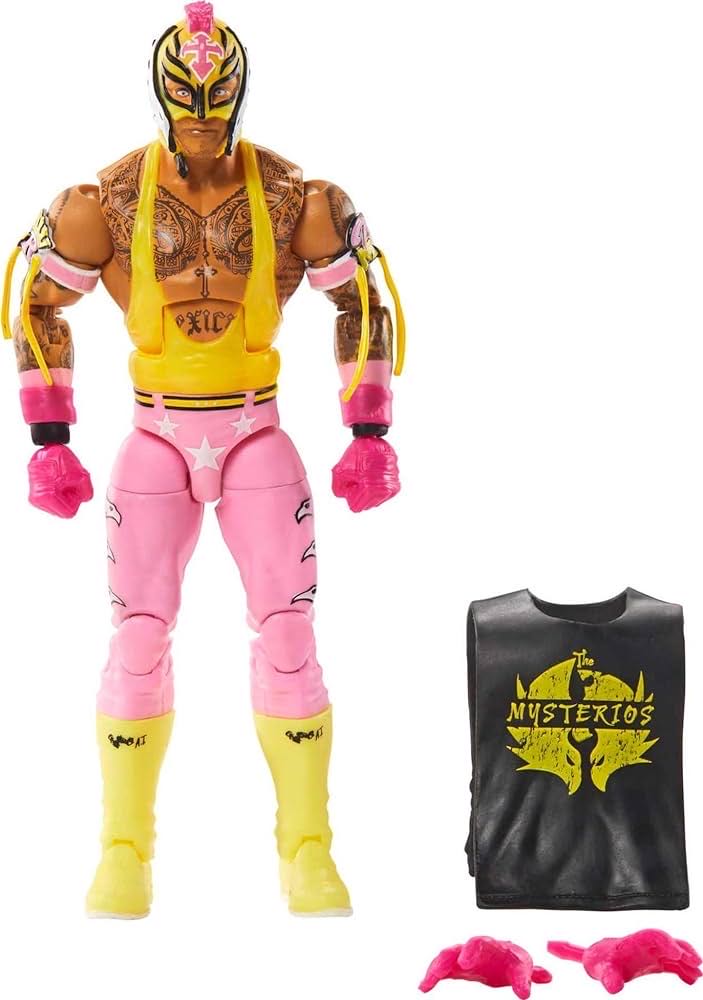 Rey Mysterio - SummerSlam 2021 - Mattel (WWE Elite Top Picks 2023) action figure collectible [Barcode 194735105632] - Main Image 3