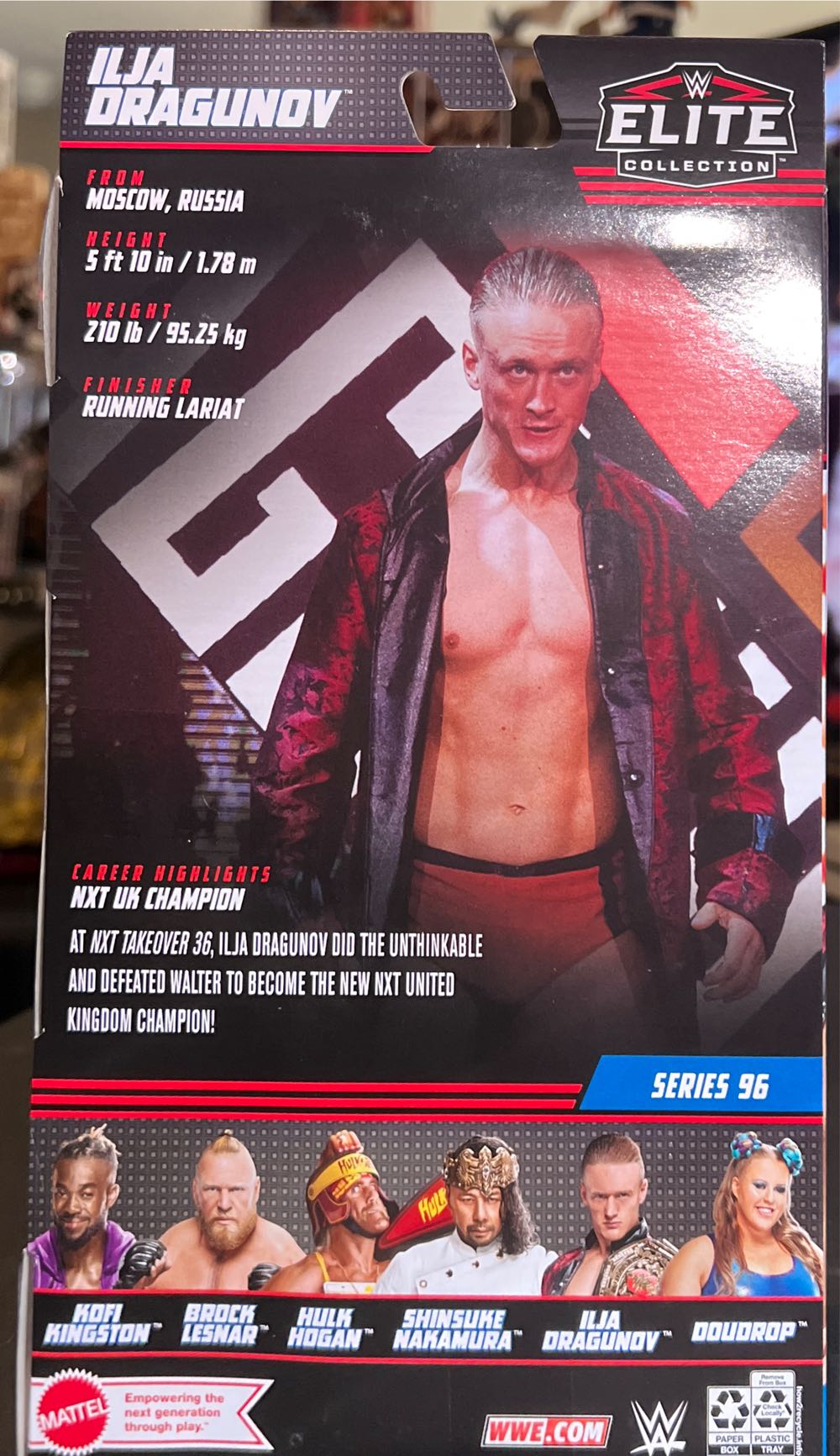 Ilja Dragunov Elite 96 - Mattel Wwe (WWE) action figure collectible [Barcode 194735021871] - Main Image 2