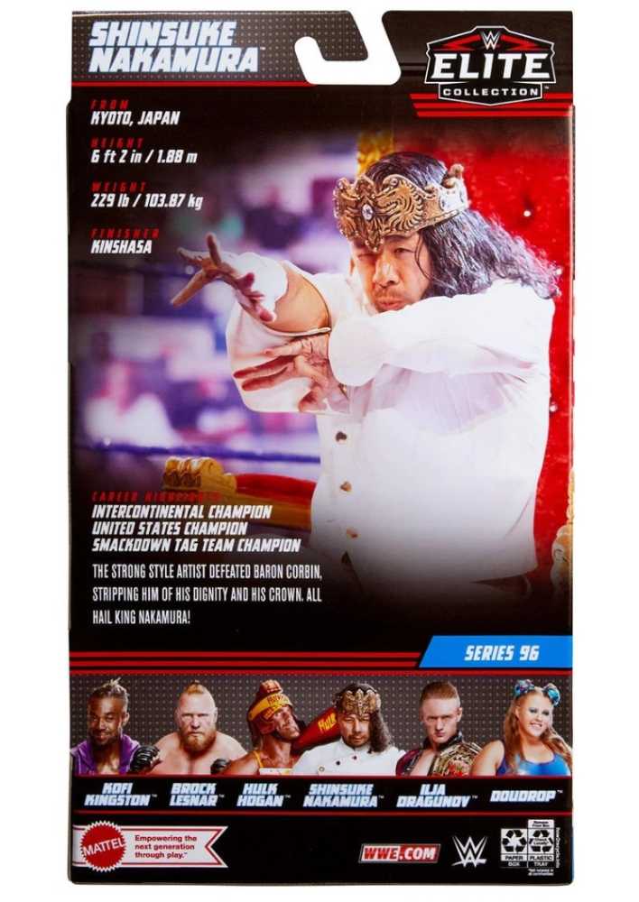 Shinsuke Nakamura Elite 96 - Mattel (WWE Elite Collection - Series 96) action figure collectible [Barcode 194735021819] - Main Image 2