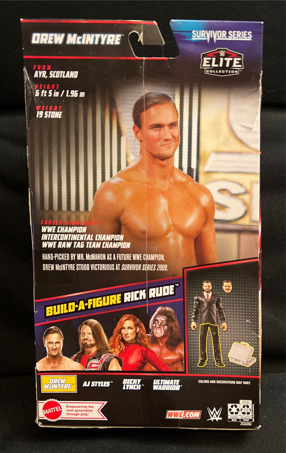 Drew McIntyre - Mattel (WWE Elite Survivor Series Series 5) action figure collectible [Barcode 194735075256] - Main Image 3