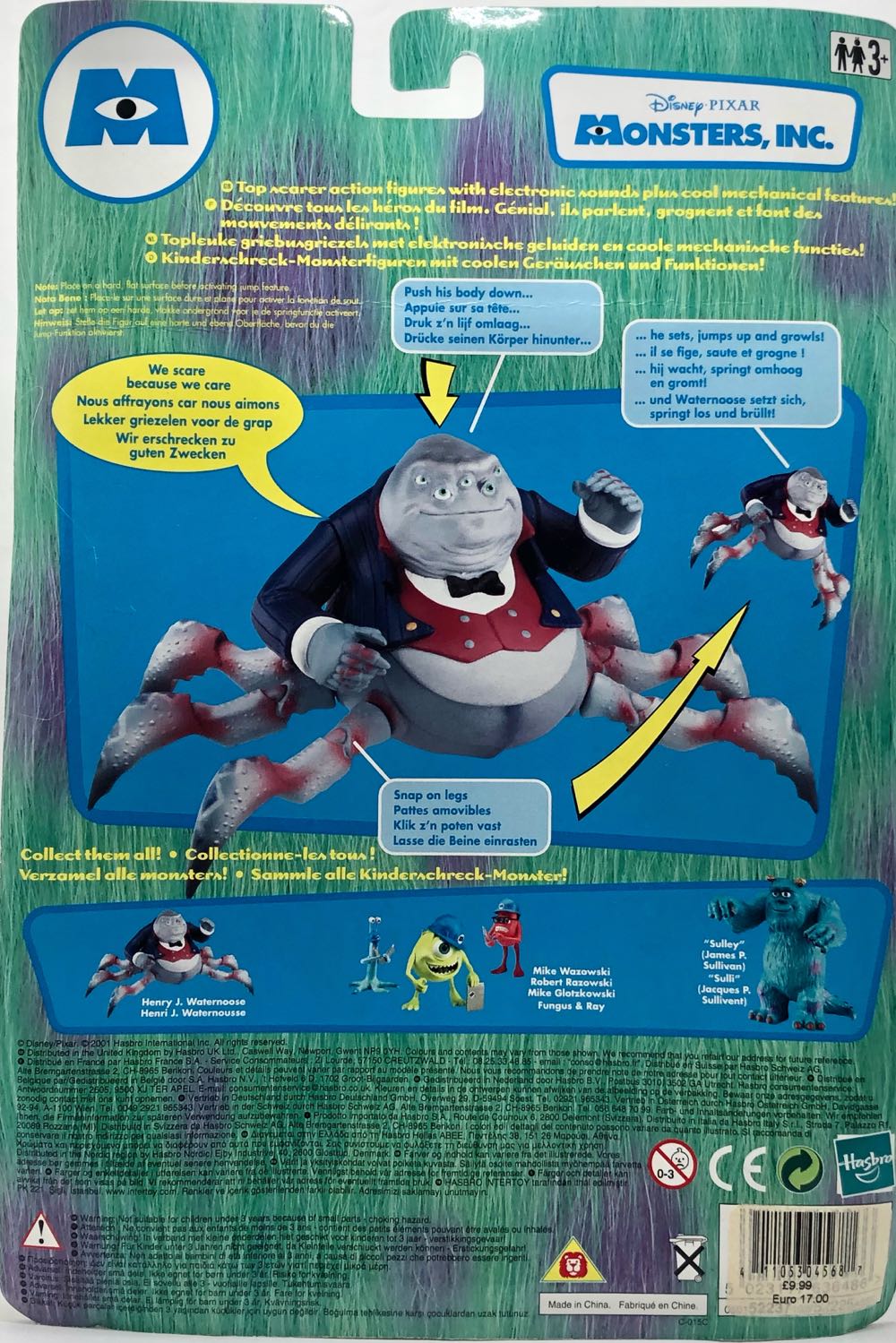 Henry J. Waternoose - Hasbro (Monsters Inc.) (Monsters Inc.) action figure collectible - Main Image 2