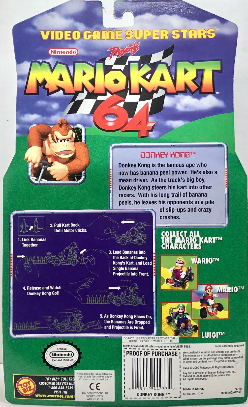 Mario - TOYBIZ (Mario Kart 64) (Mario Kart 64) action figure collectible - Main Image 2