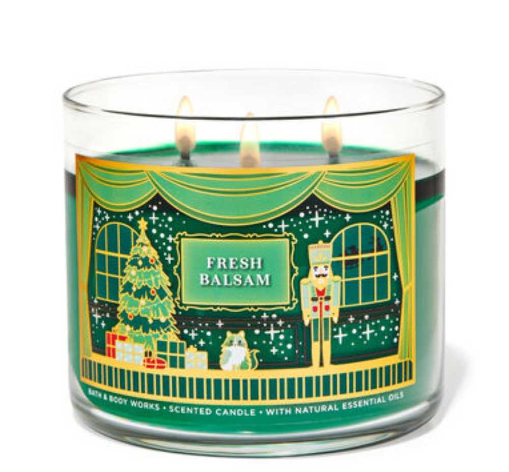 CANDLE: Christmas Bath & Bodyworks Fresh Balsam 2022 NUTCRACKER  - Bath & Bodyworks Candle (Christmas Candles) action figure collectible [Barcode 667557544649] - Main Image 3
