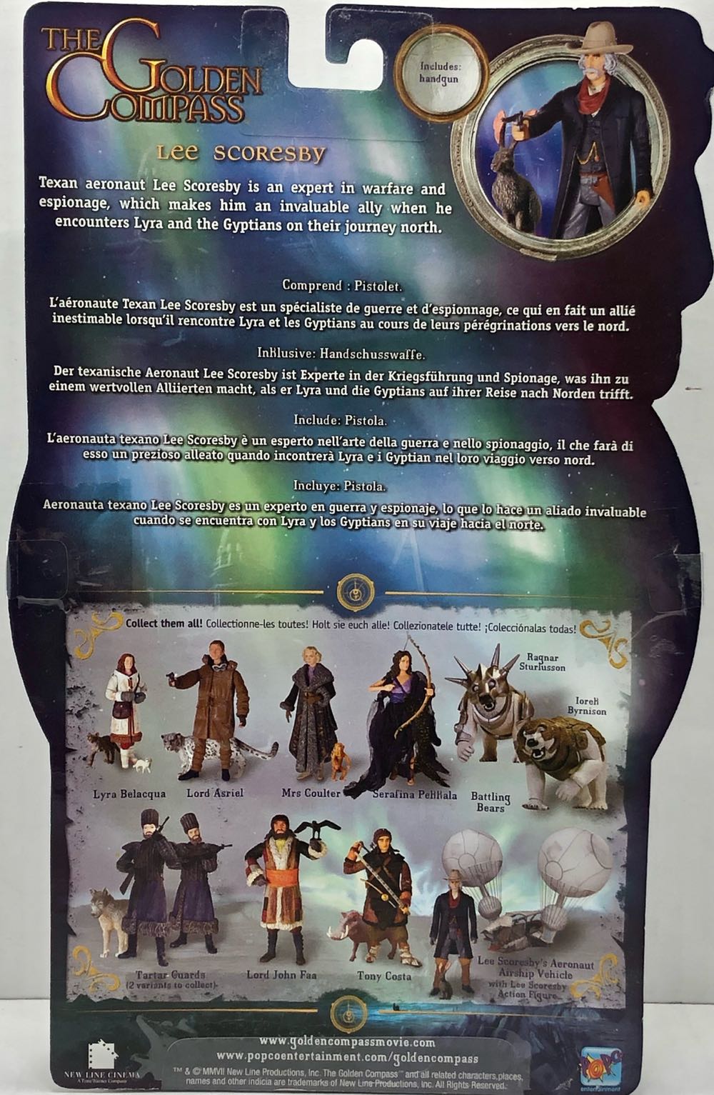 Lee Scoresby - Pop Co (The Golden Compass) (The Golden Compass) action figure collectible - Main Image 2