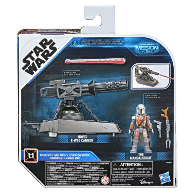 The Mandalorian With Hover E-Web Cannon - Disney / Hasbro (Star Wars: The Mandalorian) action figure collectible [Barcode 5010994100926] - Main Image 2