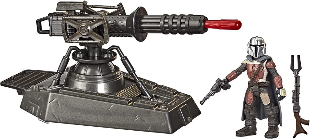 The Mandalorian With Hover E-Web Cannon - Disney / Hasbro (Star Wars: The Mandalorian) action figure collectible [Barcode 5010994100926] - Main Image 3