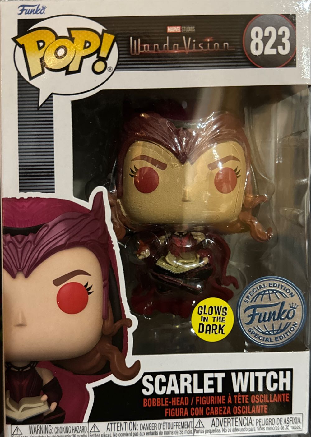 WandaVision (Scarlet Witch 823)  action figure collectible [Barcode 889698623452] - Main Image 2