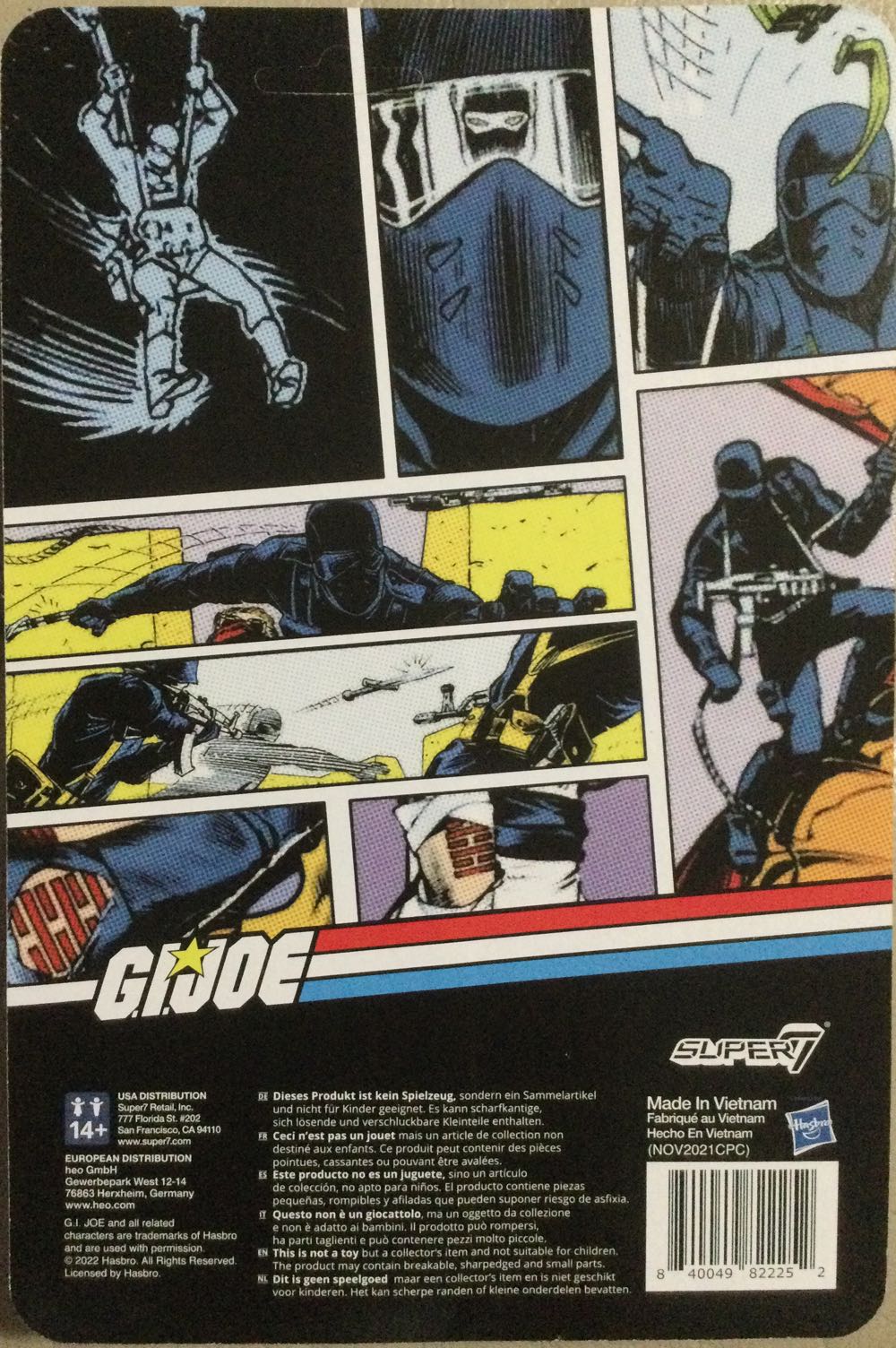 G.I. Joe (Super7) - Snake Eyes - Hasbro (G.I. Joe (Super7)) action figure collectible - Main Image 2