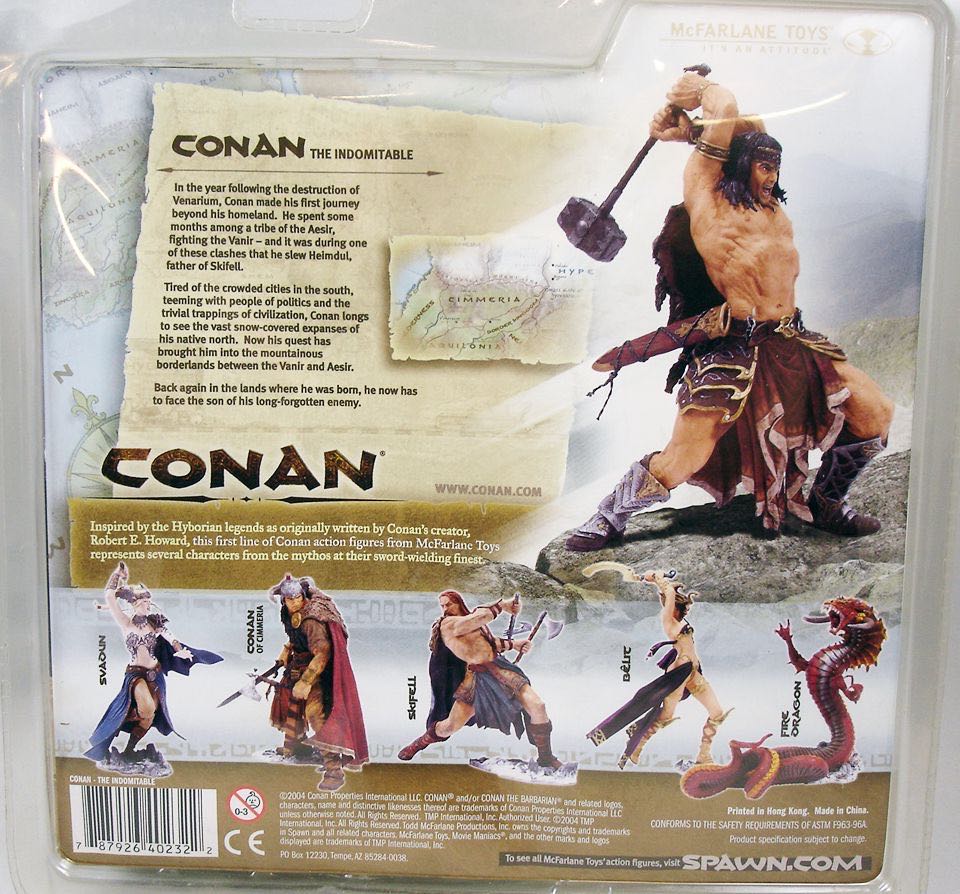 McFarlane : Conan ( The Indomitable ) - McFarlane Toys (Conan The Barbarian) action figure collectible - Main Image 2