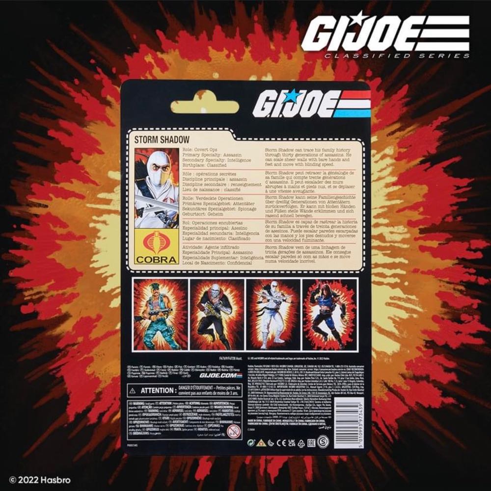 Storm Shadow - Hasbro (Retro Card) action figure collectible - Main Image 2