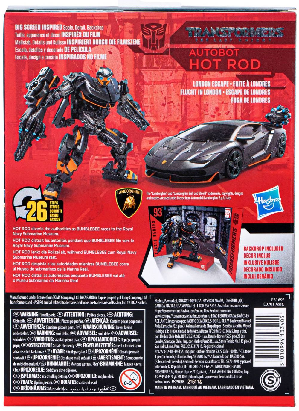 Transformers Autobot Hot Rod - Takara Tomy (Transformers Studio Series) action figure collectible [Barcode 195166181653] - Main Image 4