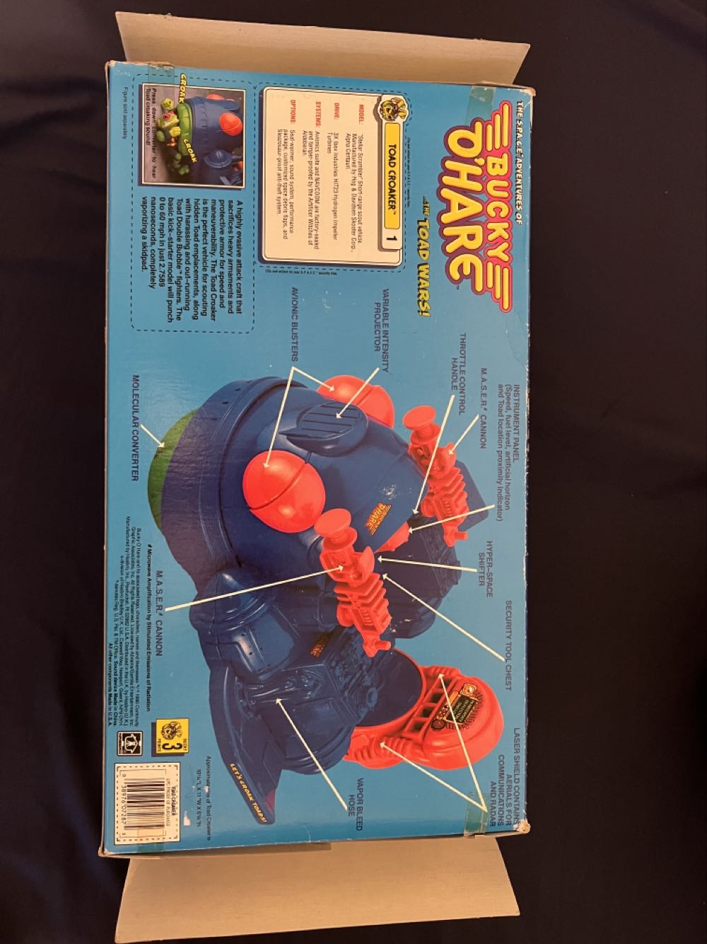 Toad Croaker - Hasbro (!) (Bucky O’hare) action figure collectible - Main Image 2