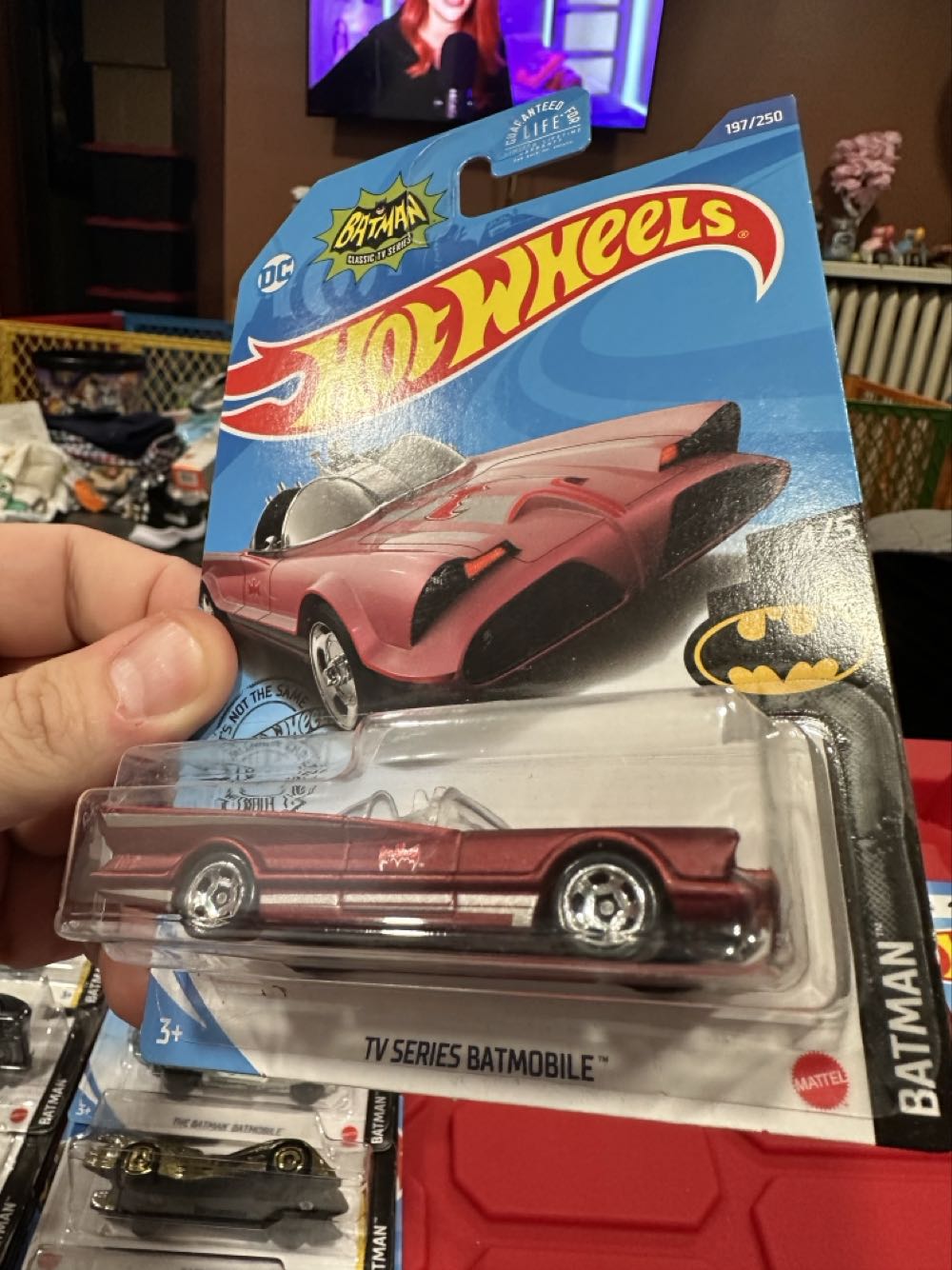 Hot Wheels: TV Series Batmobile (Plumb) - Mattel (DC:Batman) action figure collectible [Barcode 887961792546] - Main Image 2