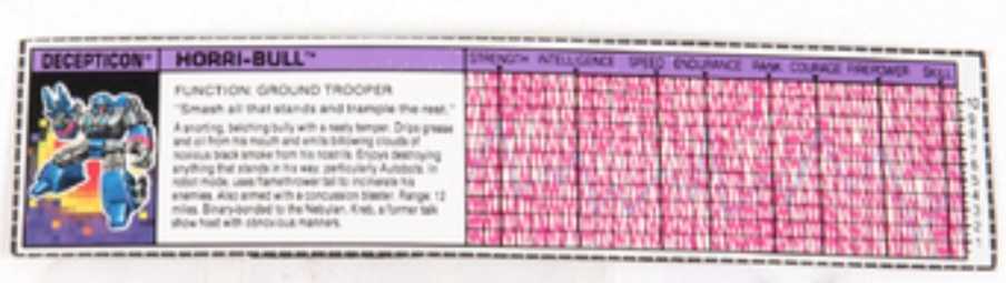 Transformers G1 Horri-bull With Kreb Headmasters - Hasbro (Headmasters) action figure collectible - Main Image 3