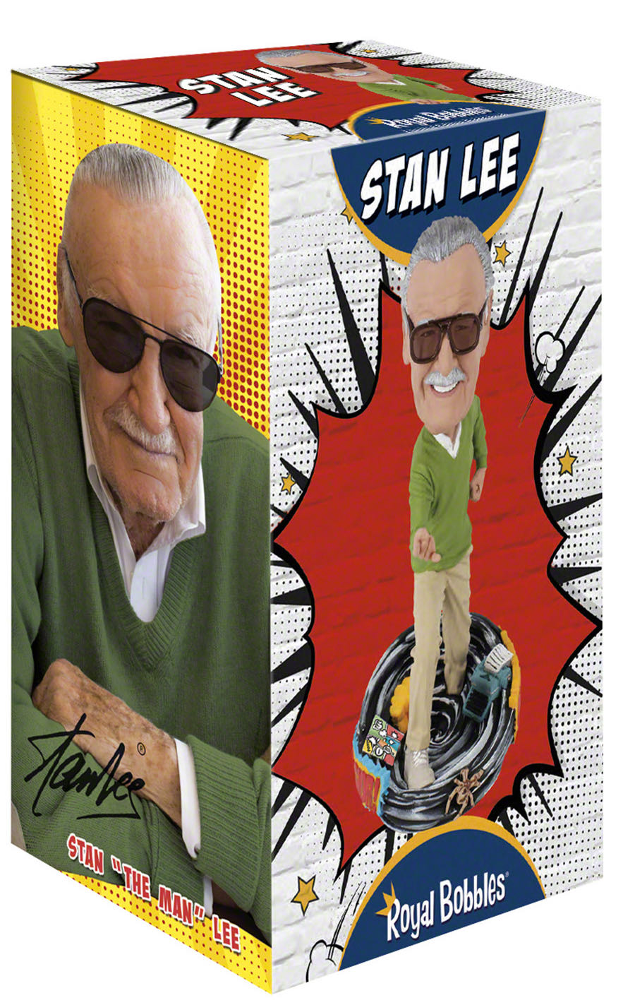 Stan Lee - Royal Bobbles (Marvel) action figure collectible [Barcode 814089012652] - Main Image 3