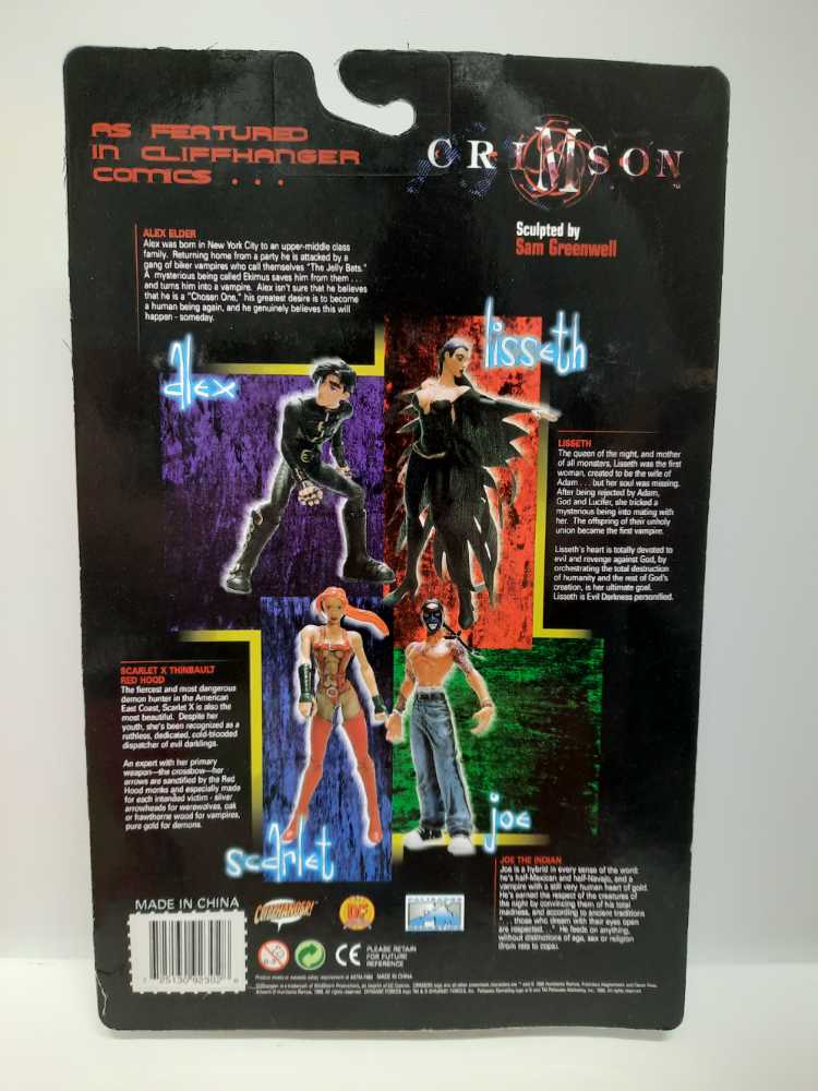 Scarlet - Palisades (Crimson: 6”) action figure collectible [Barcode 725130923028] - Main Image 2