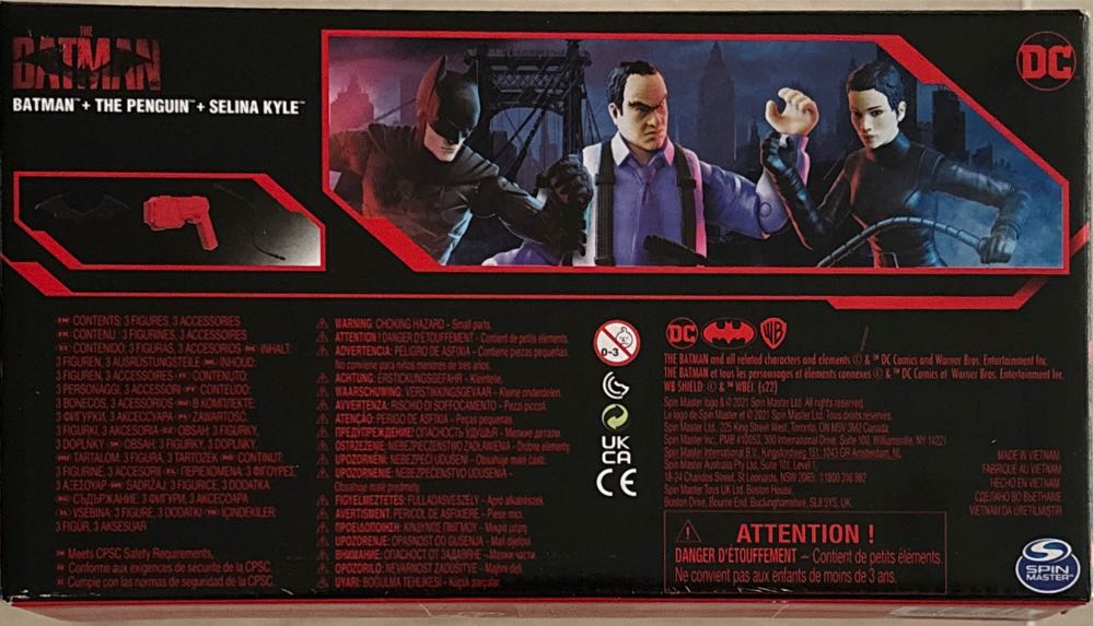 Batman - Penguin - Selina Kyle - Spin Master (The Batman) action figure collectible [Barcode 778988371657] - Main Image 3