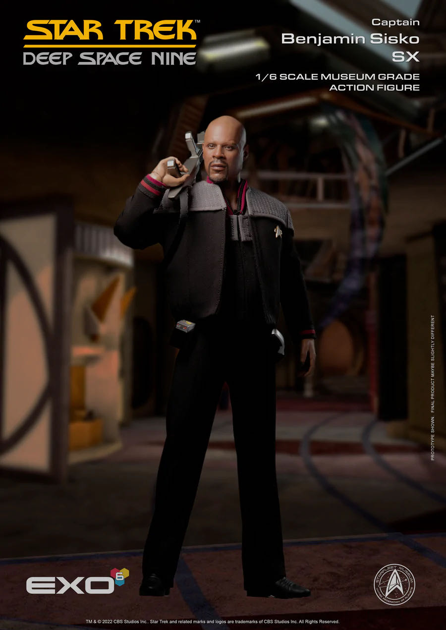 ST:DS9 - 12”: CAPTAIN BENJAMIN SISKO 1:6 Scale Collectible Figure - EXO-6 (Star Trek Universe) action figure collectible [Barcode 860006181086] - Main Image 2