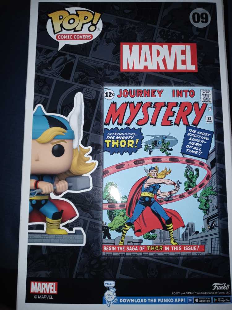 Funko Pop Comic Cover Marvel’s Thor #09 - Funko (Comic Covers) (Comic Covers (Thor)) action figure collectible [Barcode 889698628150] - Main Image 2