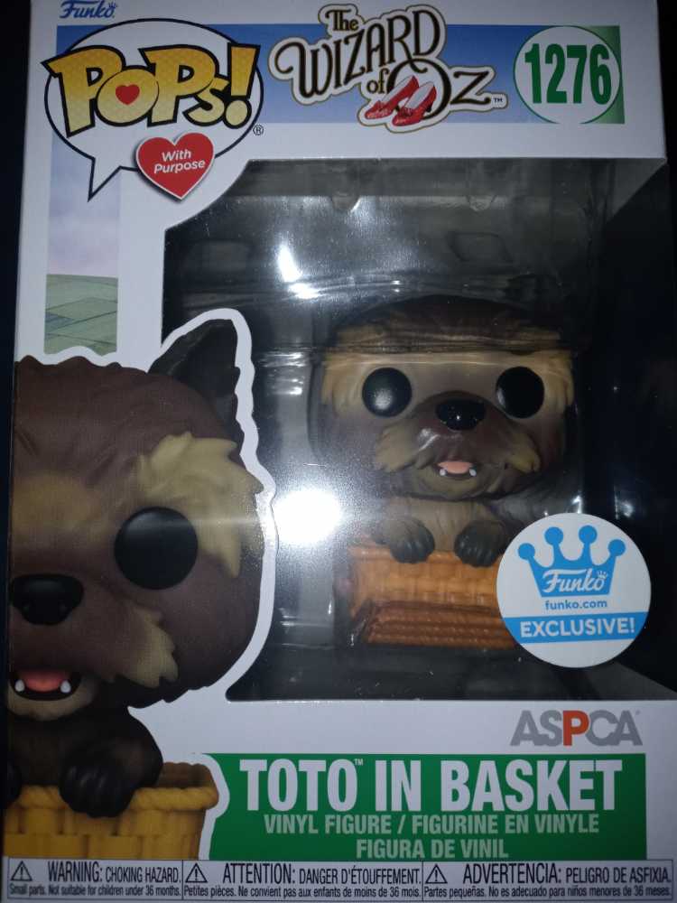 The Wizard Of Oz: Toto In Basket #1276 - Funko (ASPCA) (The Wizard Of Oz) action figure collectible [Barcode 889698671132] - Main Image 1