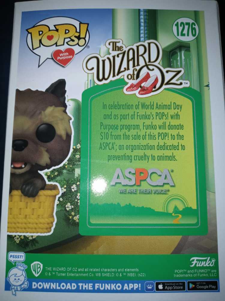 The Wizard Of Oz: Toto In Basket #1276 - Funko (ASPCA) (The Wizard Of Oz) action figure collectible [Barcode 889698671132] - Main Image 2
