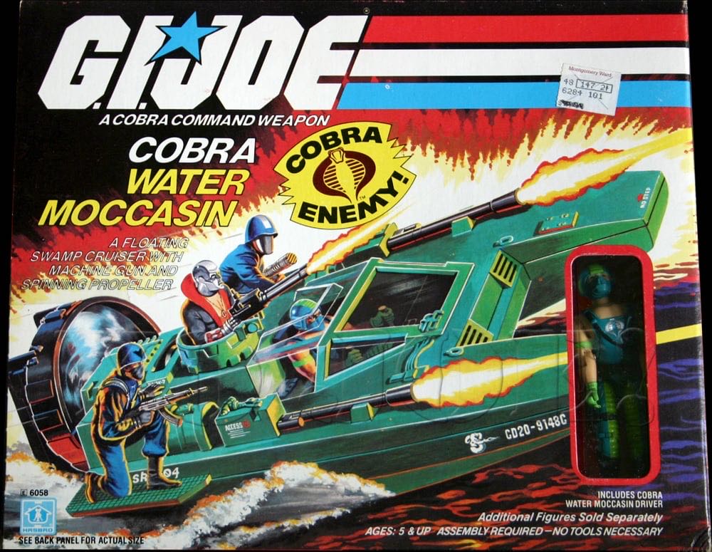 Cobra Water Moccasin - Hasbro (Vintage G.I. Joe) action figure collectible - Main Image 1