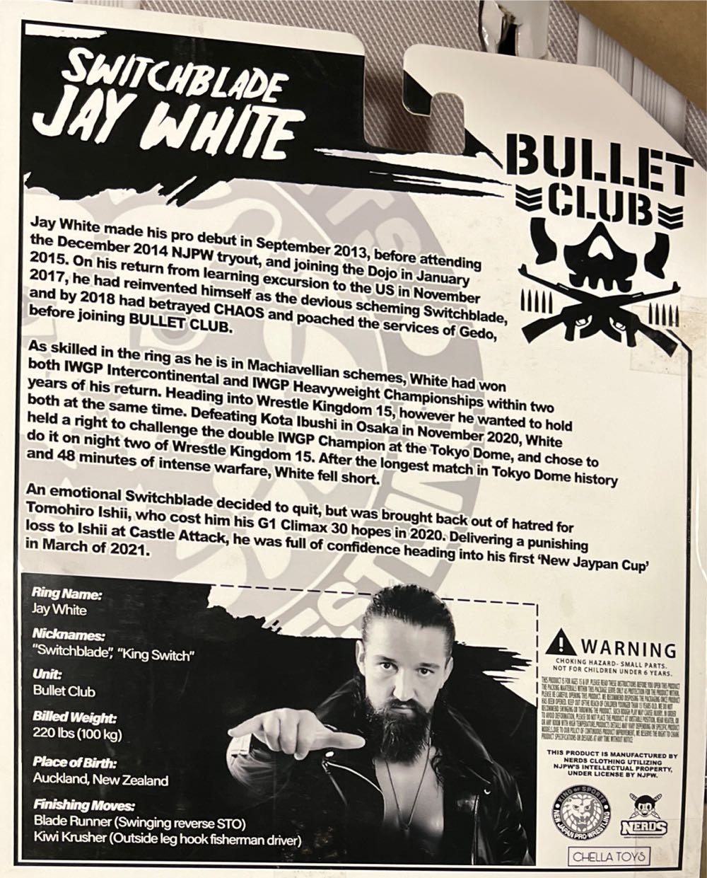 Jay White - Chella Toys (Chella Toys Retro) action figure collectible - Main Image 2