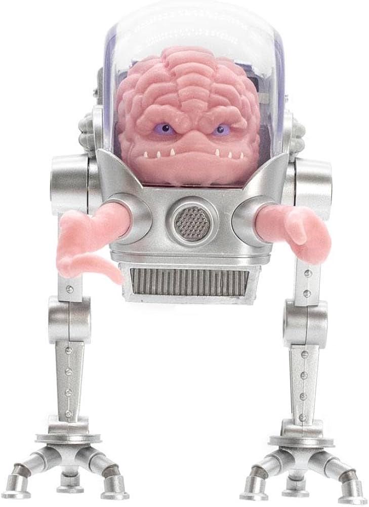 The Loyal Subjects Bst Axn Teenage Mutant Ninja Turtles Krang With Walker 5’’ Action Figure With Stool Accessory - BST AXN (TMNT) action figure collectible [Barcode 850039772030] - Main Image 4