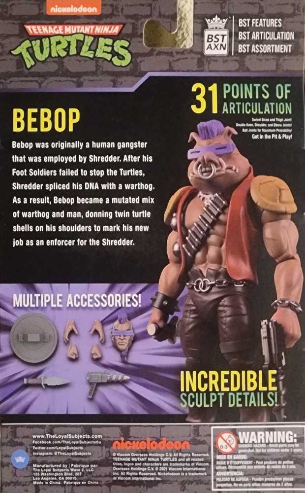 BSTAXN - TMNT: Bebop  - BST AXN (TMNT) action figure collectible [Barcode 850031460560] - Main Image 2