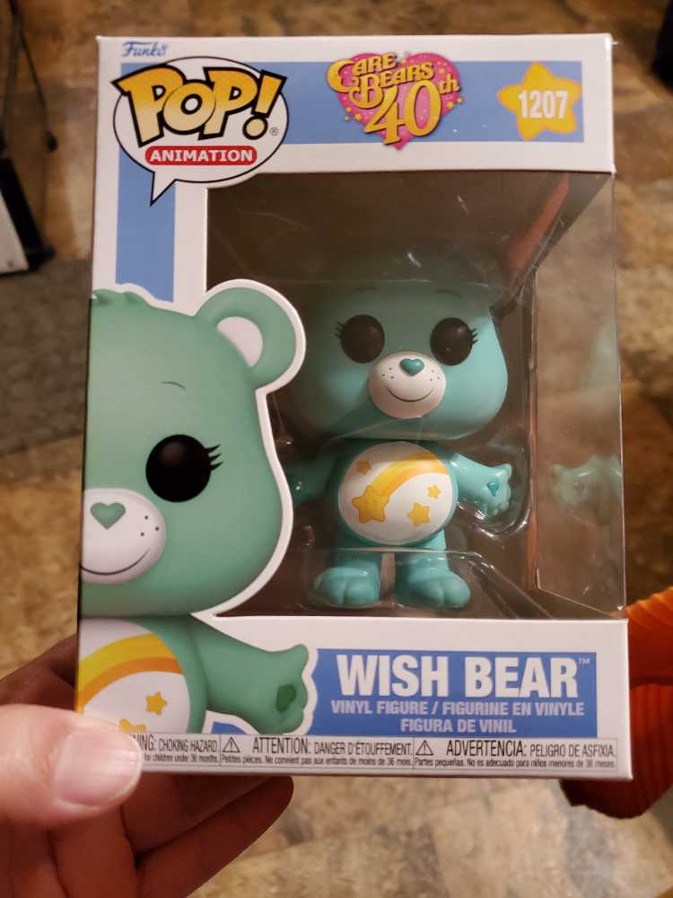 *Funko Pop Care Bear Animation: Care Bears 40th Anniversary Wish Bear   action figure collectible [Barcode 889698615594] - Main Image 2