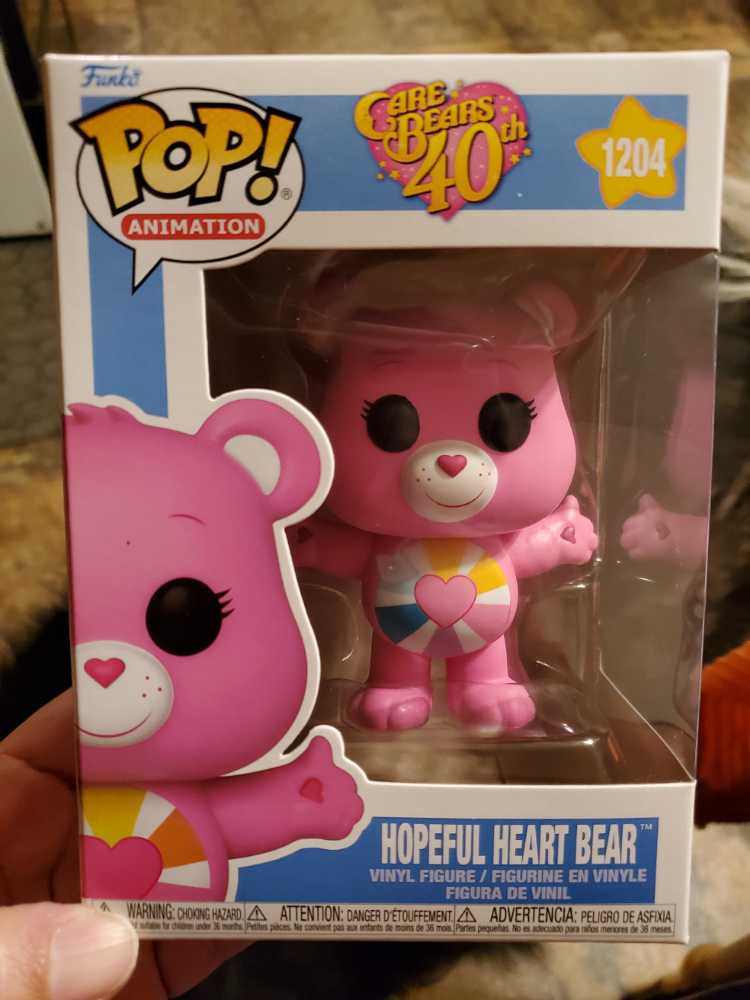 *Funko Pop Care Bear Animation: Care Bears 40th Anniversary Hopeful Heart Bear   action figure collectible [Barcode 889698615563] - Main Image 2