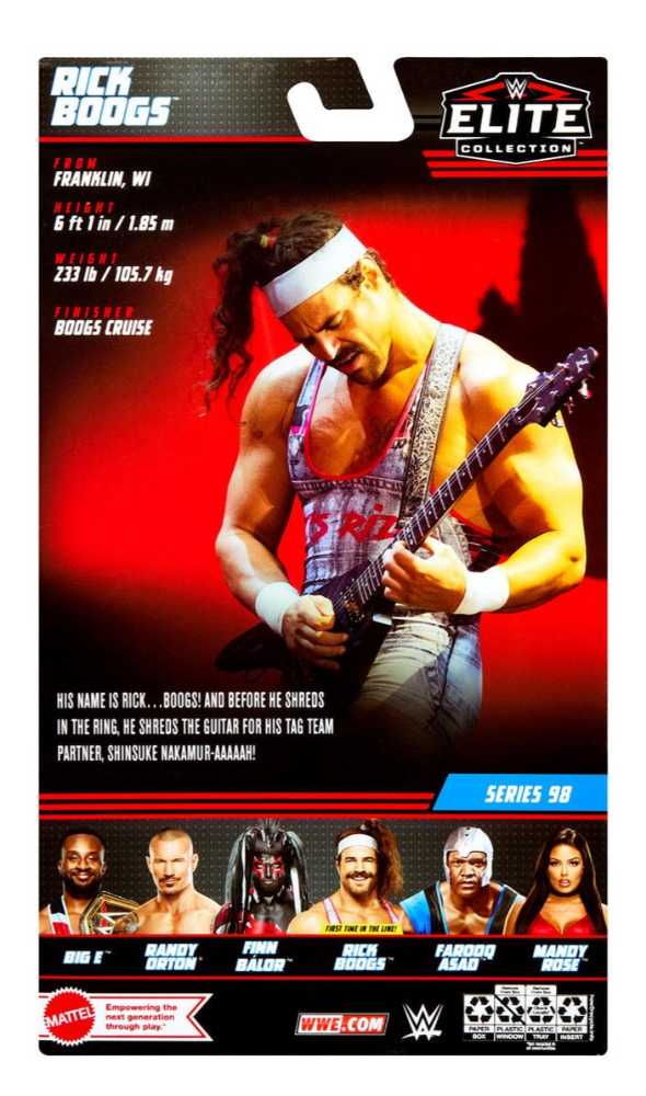 Rick Boogs - Mattel (WWE Elite Series #98) action figure collectible [Barcode 194735105472] - Main Image 2