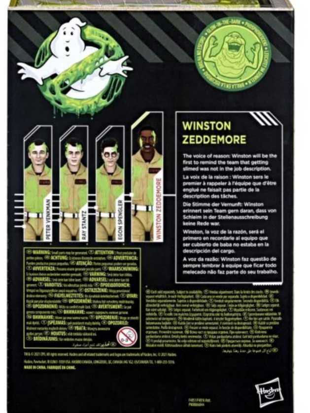Winston Zeddmore - Slimed - Hasbro action figure collectible - Main Image 2