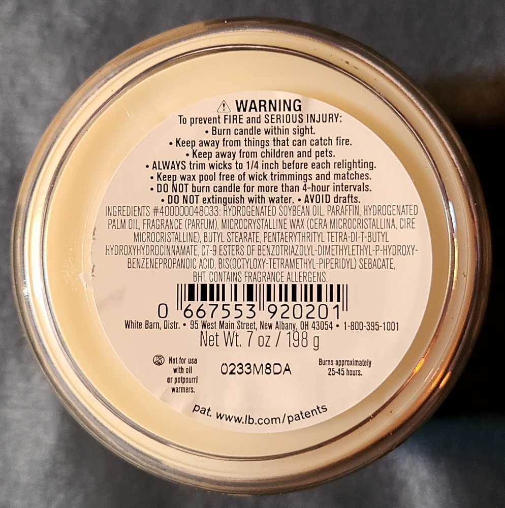 CANDLE: Thanksgiving Bath & Bodyworks Thanks & Giving Single Wick Tester 2020 - Bath & Bodyworks Candle (Thanksgiving Candles) action figure collectible [Barcode 3128770237239] - Main Image 2