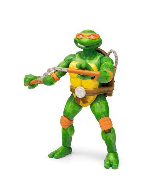 BST AXN Teenage Mutant Ninja Turtles: Mikey-Arcade Game - The Loyal Subjects (TMNT BST AXN) action figure collectible [Barcode 850039772214] - Main Image 3