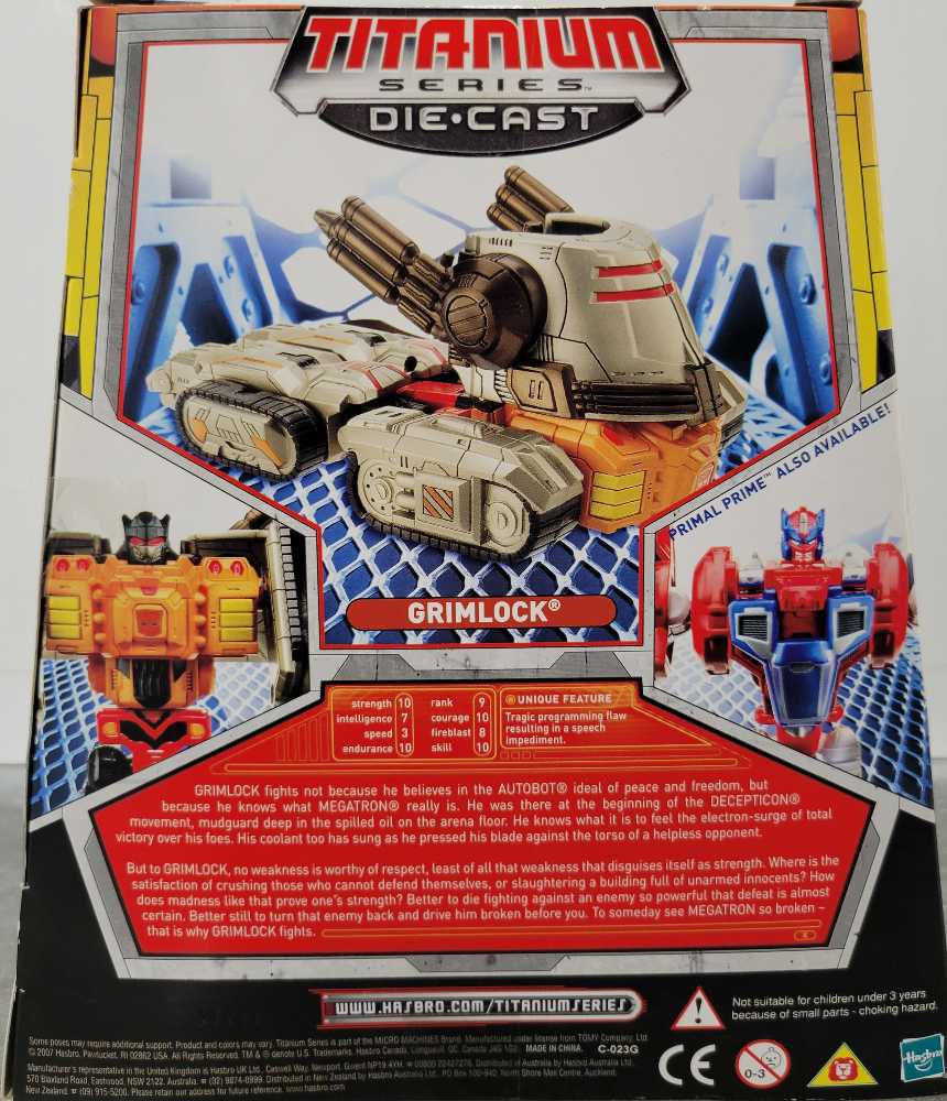 Grimlock WWI, The Boxed Toys