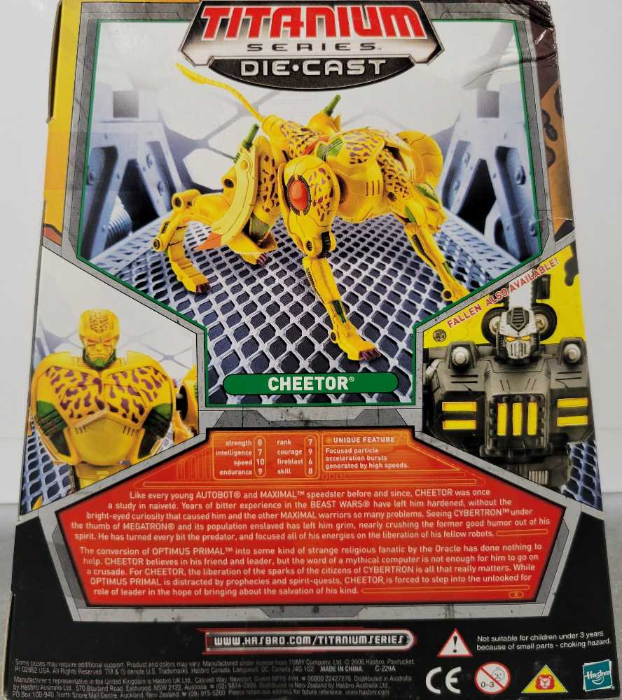Cheetor Boxed - Hasbro (Titanium) action figure collectible - Main Image 4