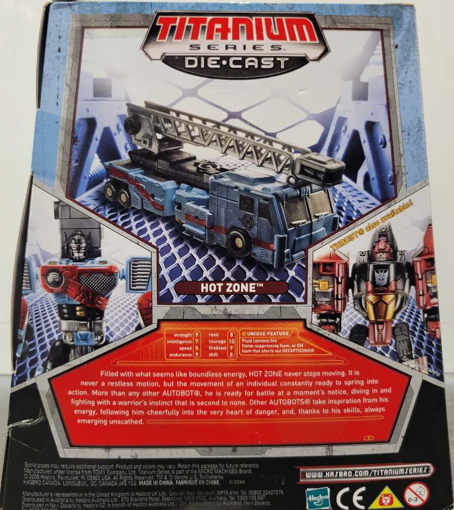 Hot Zone Boxed Target - Hasbro (Titanium) action figure collectible - Main Image 4
