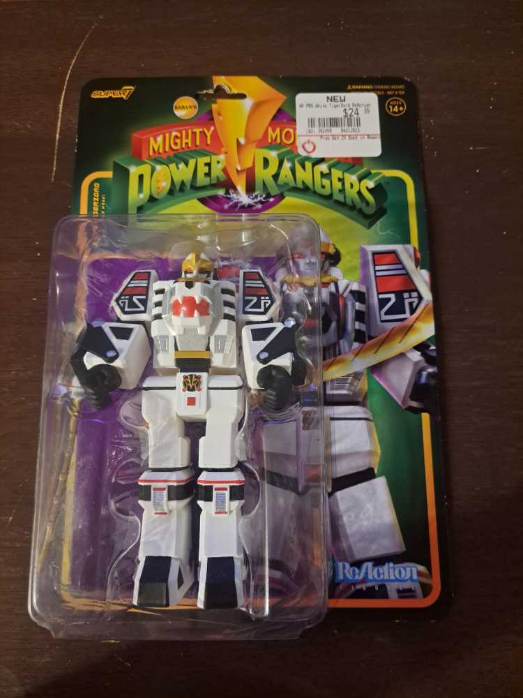 White Tigerzord (Warrior Mode) - Super7 (Mighty Morphin Power Rangers) action figure collectible [Barcode 840049820326] - Main Image 2