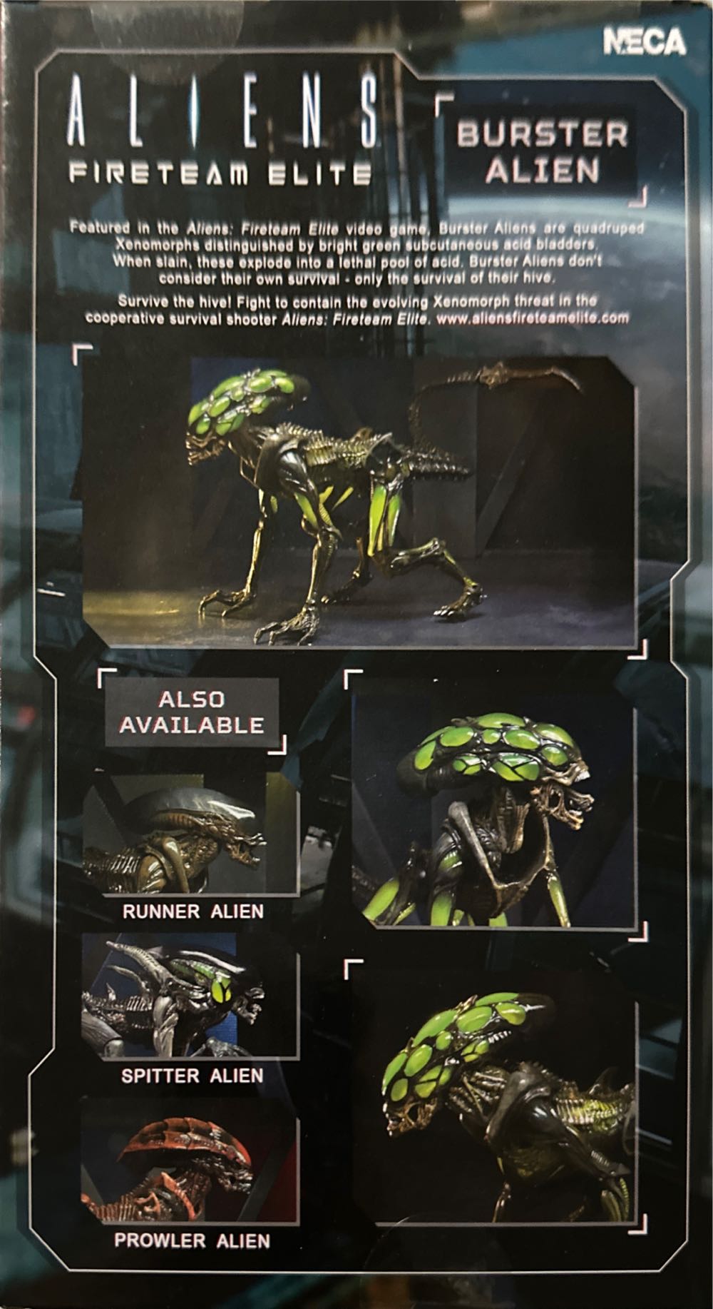 Aliens: Aliens Fireteam Elite: Burster Alien from Aliens Video Game - Neca (Space/Horror) action figure collectible [Barcode 634482517215] - Main Image 2