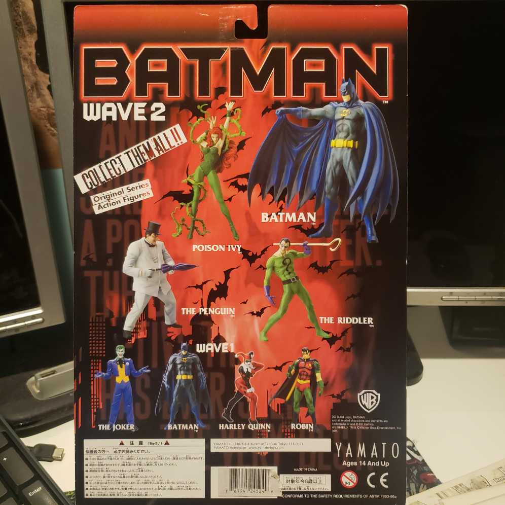 Yamato Dc Batman Wave 2 Gotham’s Guardian Against Crime Series 6 Inch Tall Action Figure The Riddler With Hat Riddler’s Stick And Diorama Display Base - Yamato USA (DC Batman) action figure collectible [Barcode 761941245249] - Main Image 2