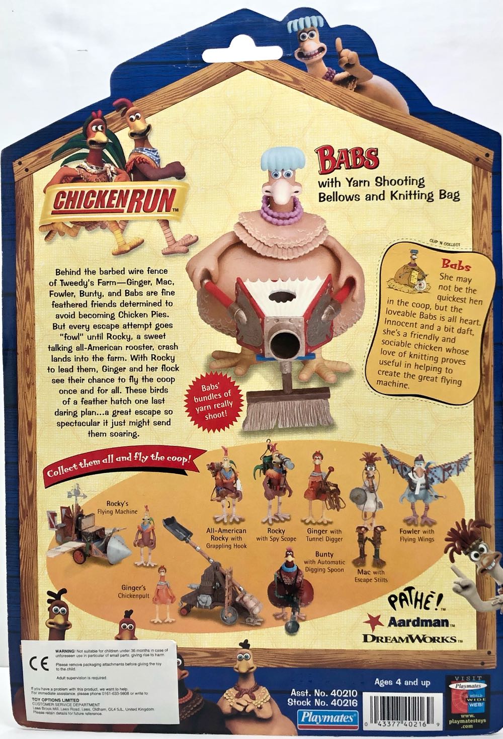 Babs - Playmates (Chicken Run) (Chicken Run) action figure collectible - Main Image 2