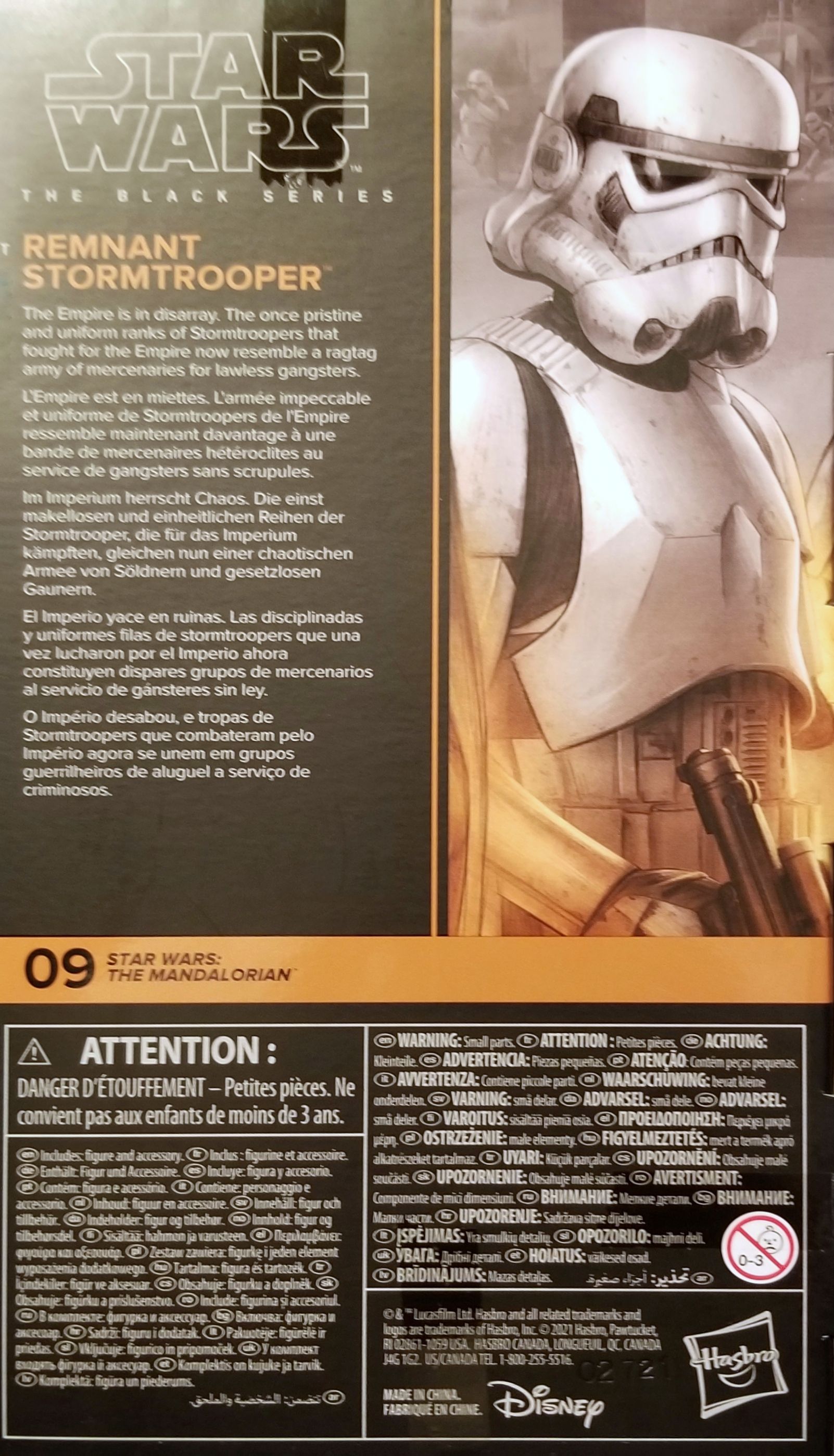 Star Wars Black Series - Remnant Stormtrooper - Disney Hasbro (Star Wars The Mandalorian) action figure collectible [Barcode 01578133] - Main Image 2